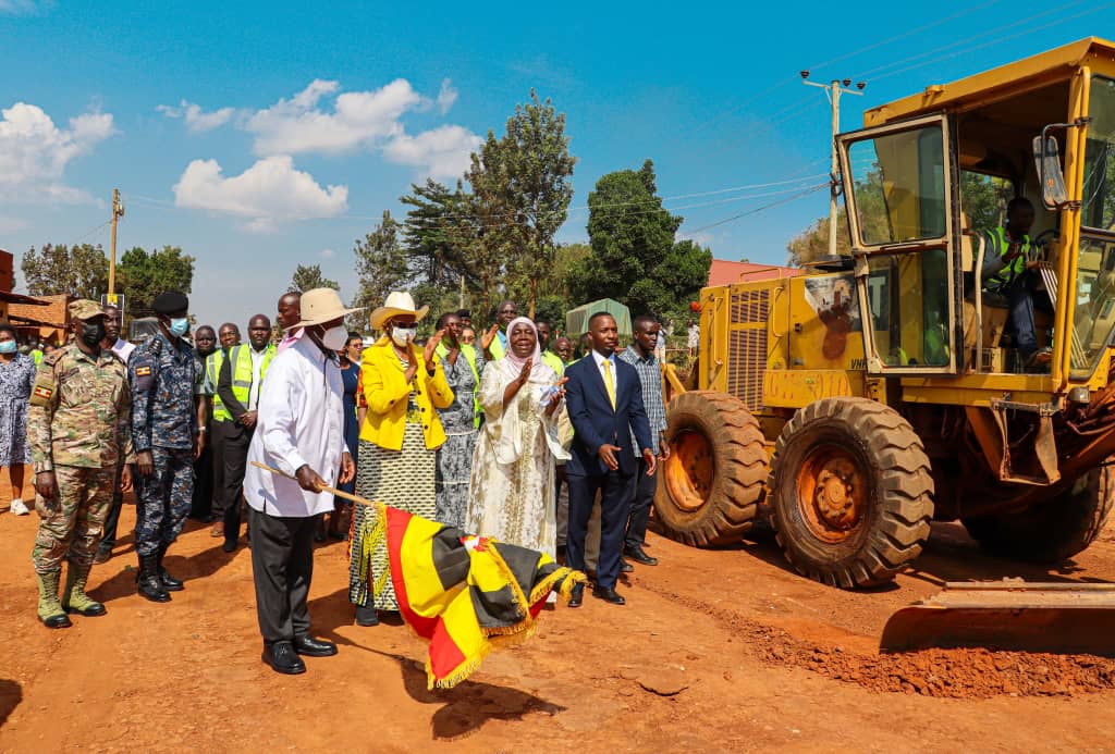 President Museveni Commissions Shs 56 Billion Road Project in Wakiso, Urges Residents to Harness New Opportunities
